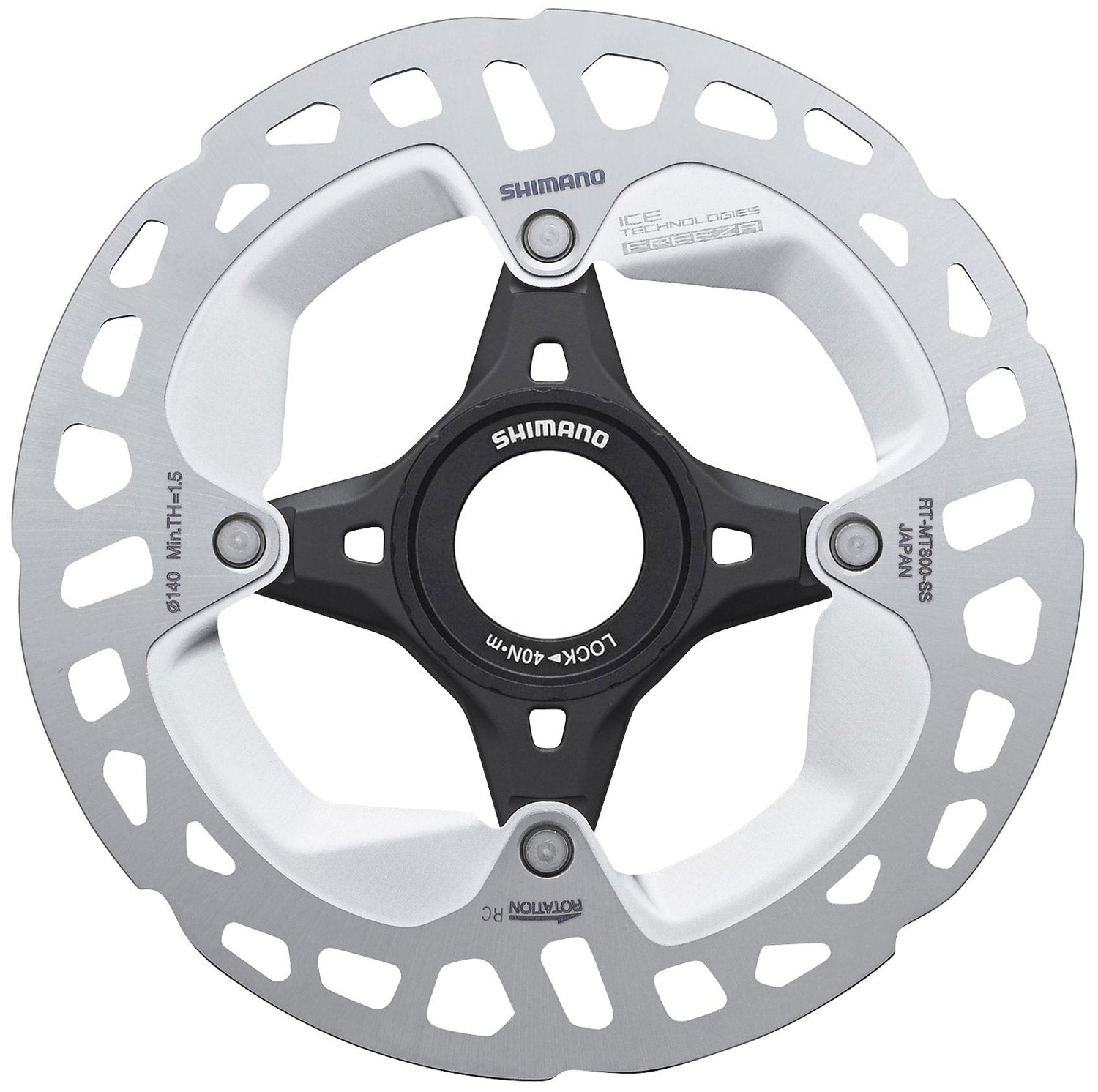 SHIMANO DEORE XT RT-MT800 CENTRE-LOCK DISC ROTOR WITH LOCKRING