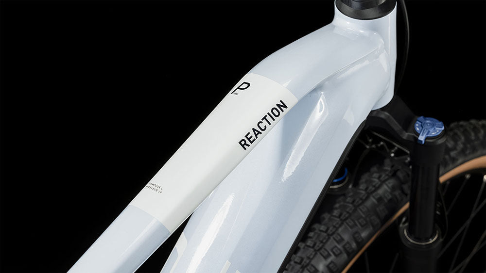 CUBE REACTION HYBRID PRO 625 E-MTB BIKE 2023 - FLASHWHITE ´N´ BLACK **SCRATCHED**