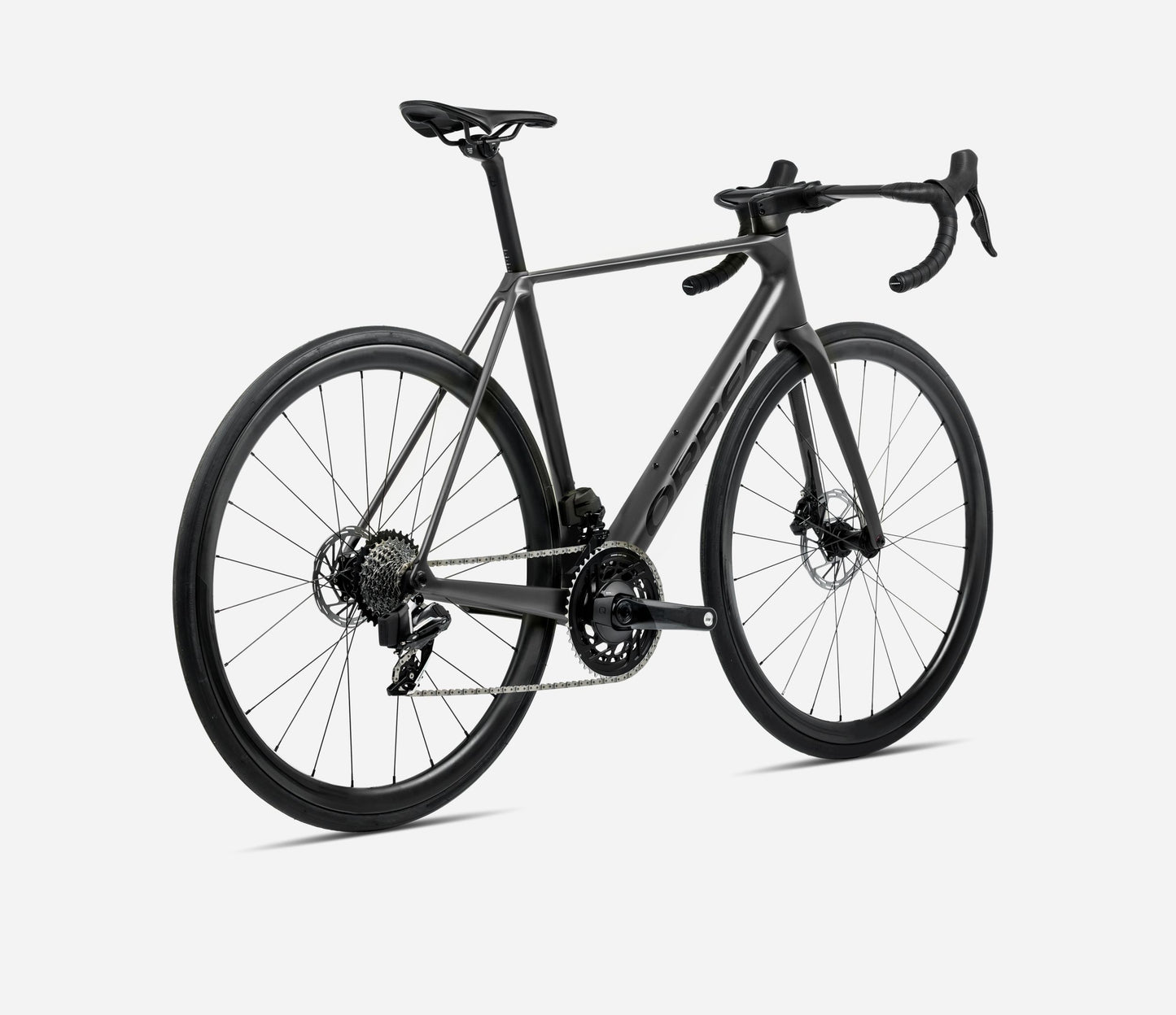 ORBEA ORCA M35i ROAD BIKE 2025 VULCANO-BLACK (MATT) BLACK (GLOSS)