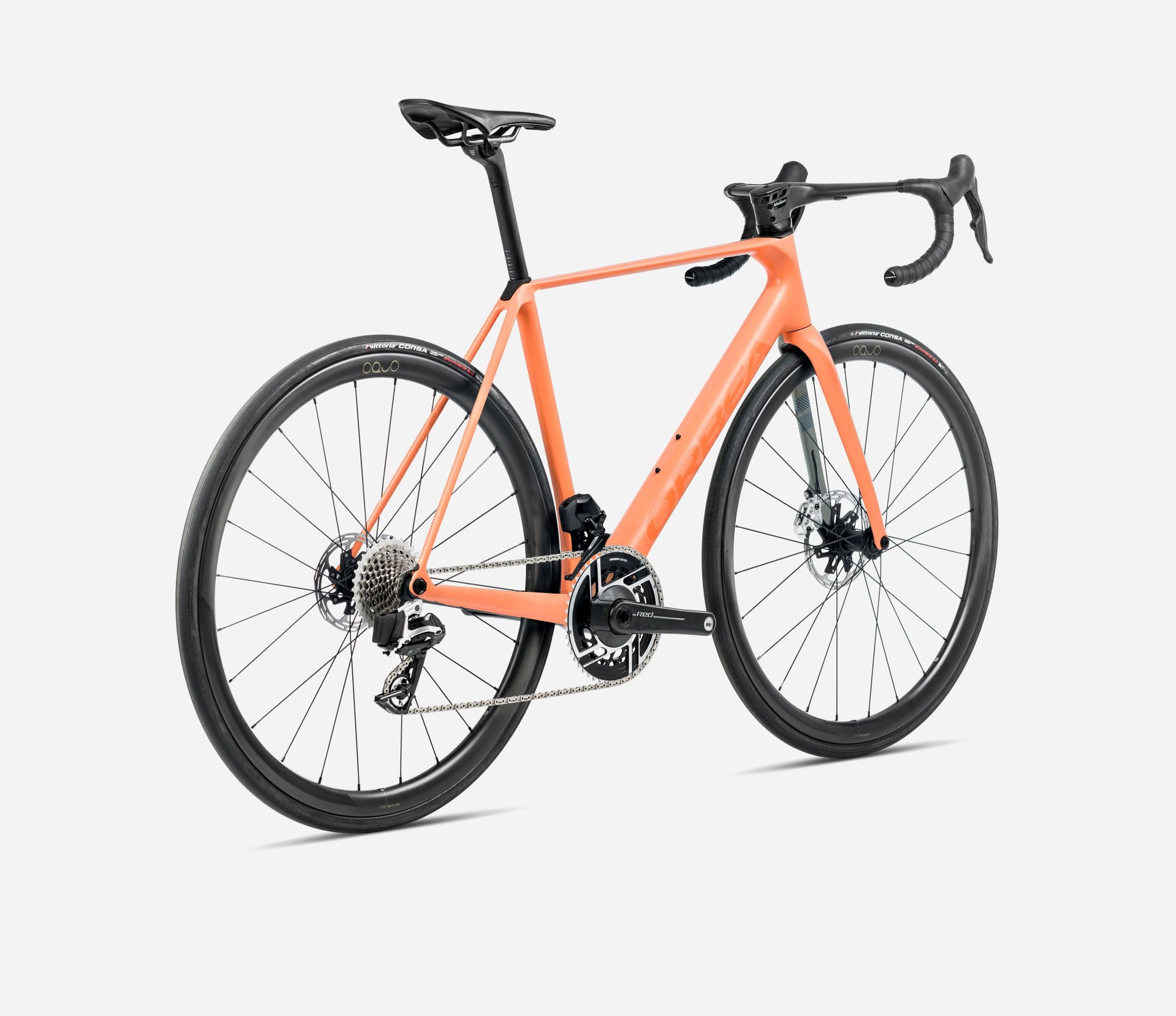 ORBEA ORCA M21e LTD PWR ROAD BIKE 2025 ORANGE CLOUD (MATT)-STONE BLUE (MATT-GLOSS)