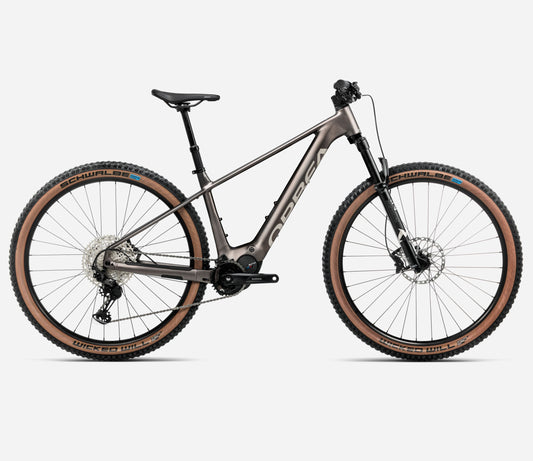 ORBEA URRUN 10 HARDTAIL eMTB BIKE 2025 MAGNETIC BRONZE (MATT)-SILVER (GLOSS)