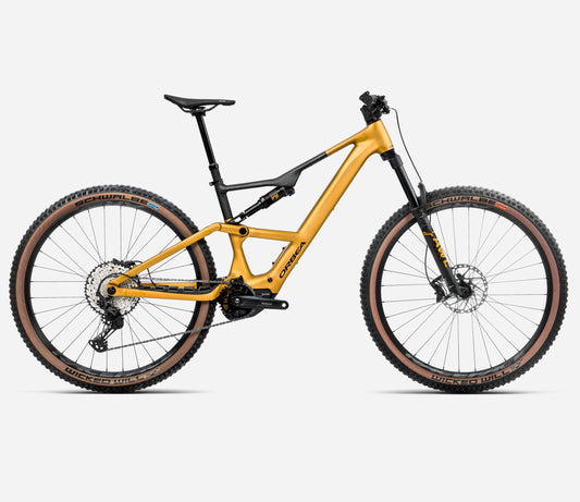 ORBEA RISE SL H20 FULL SUSPENSION eMTB BIKE 2025 BUMBLEBEE YELLOW-BLACK (MATT)