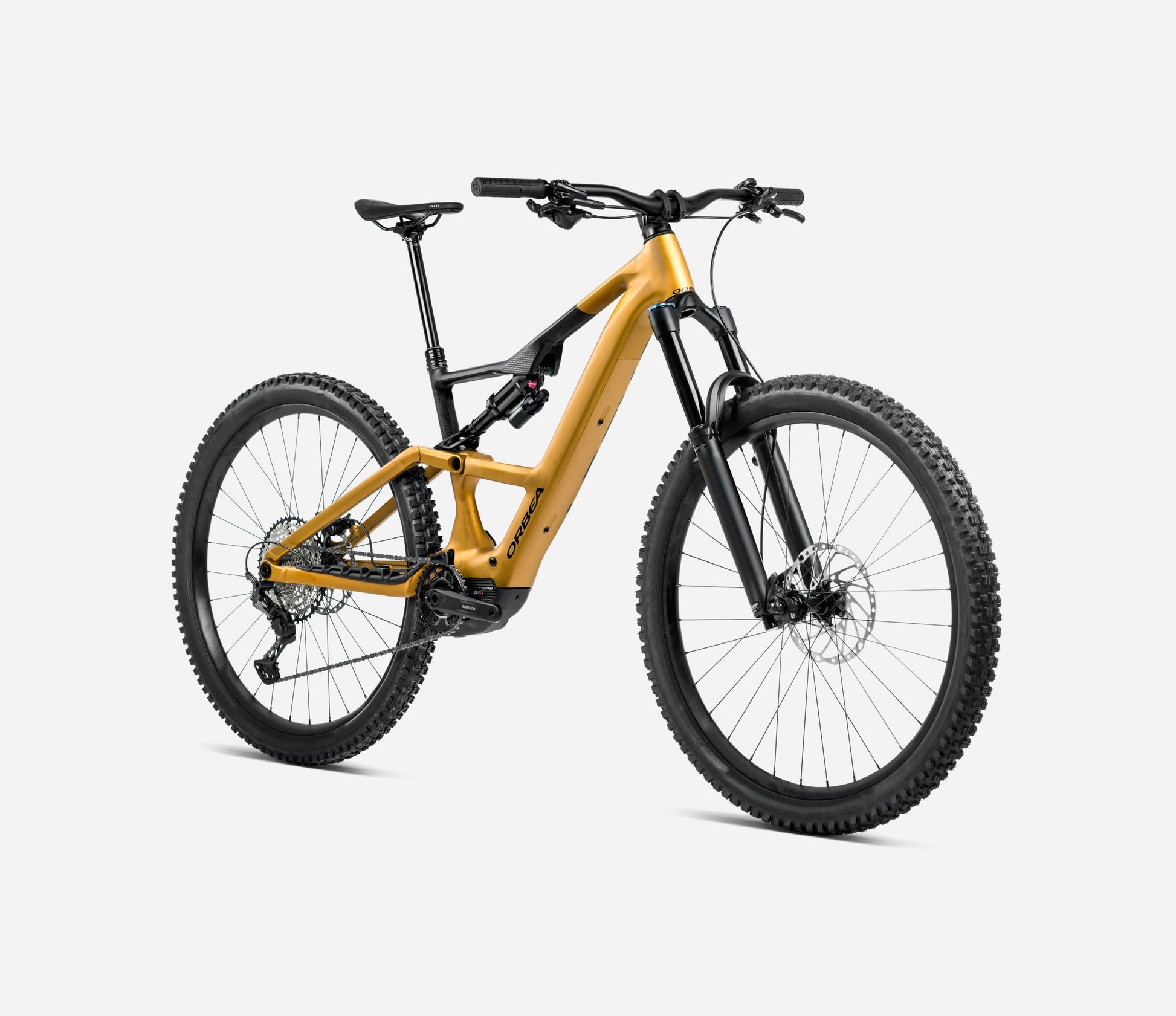 ORBEA RISE SL H20 FULL SUSPENSION eMTB BIKE 2025 BUMBLEBEE YELLOW-BLACK (MATT)