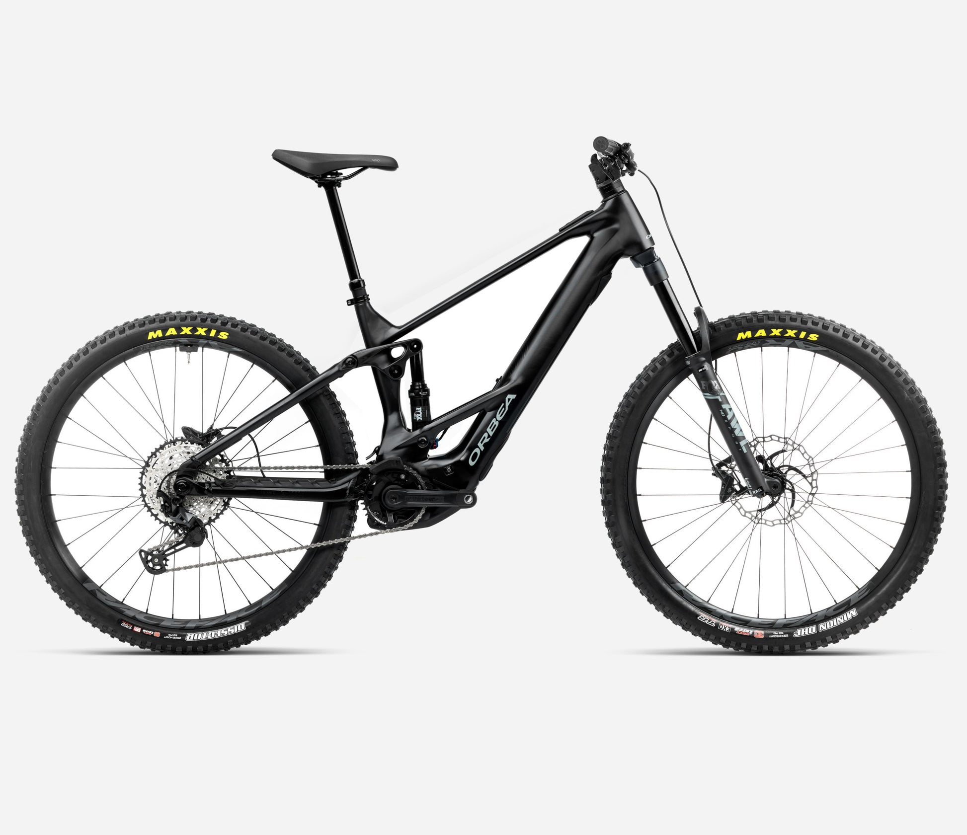 ORBEA WILD ST H20 FULL SUSPENSION eMTB BIKE 2025 DIAMOND BLACK-BLUE STONE MATT