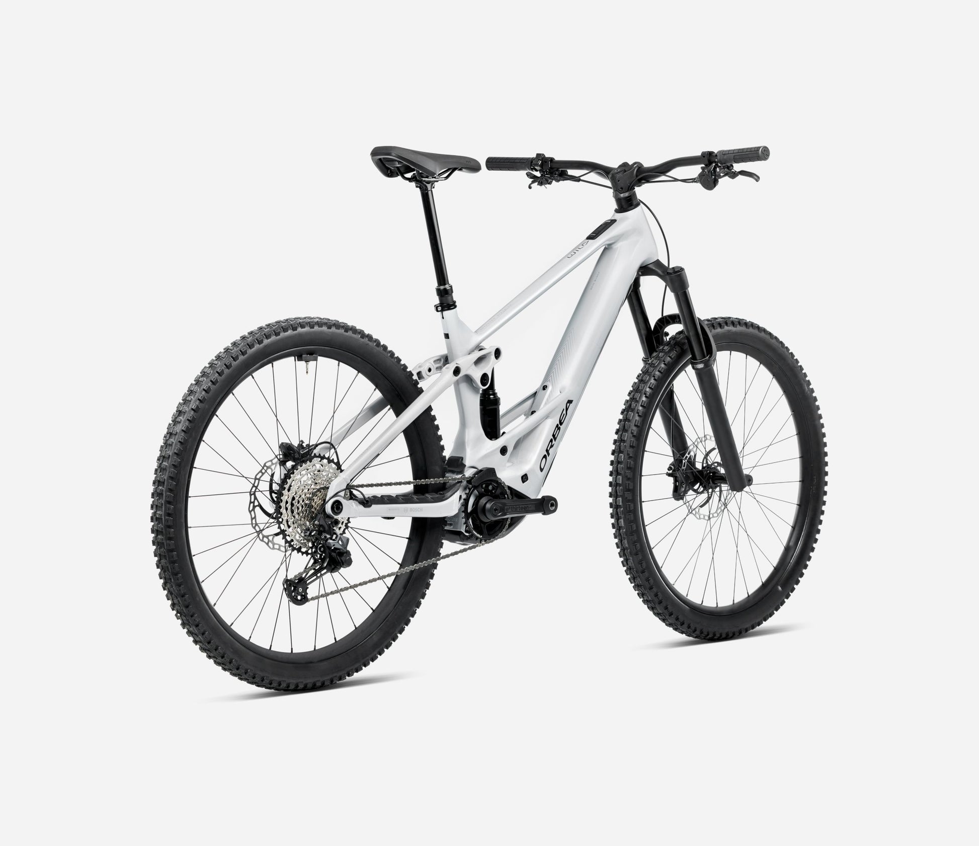 ORBEA WILD ST H20 FULL SUSPENSION eMTB BIKE 2025 HALO SILVER GLOSS