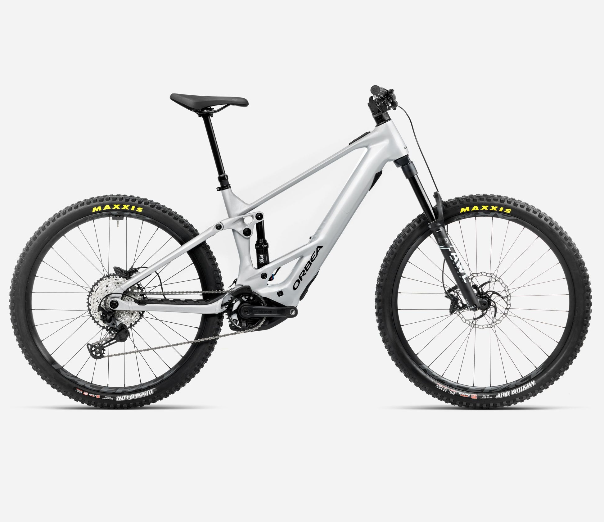 ORBEA WILD ST H20 FULL SUSPENSION eMTB BIKE 2025 HALO SILVER GLOSS