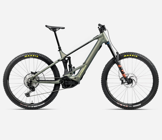 ORBEA WILD H10 FULL SUSPENSION eMTB BIKE 2025 SPACESHIP GREEN-BLACK (MATT)