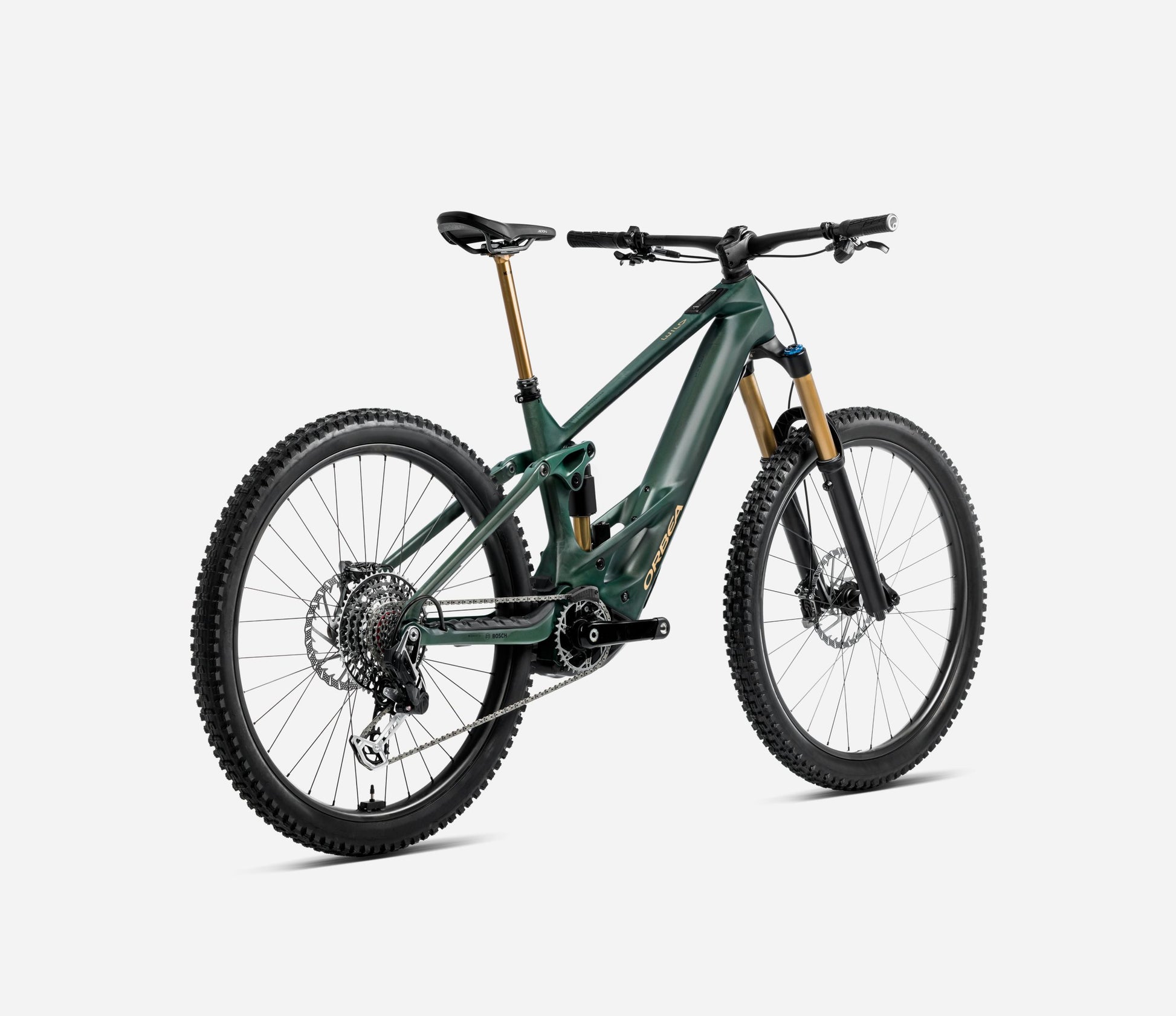 ORBEA WILD M-TEAM FULL SUSPENSION eMTB BIKE 2025 FOREST GREEN