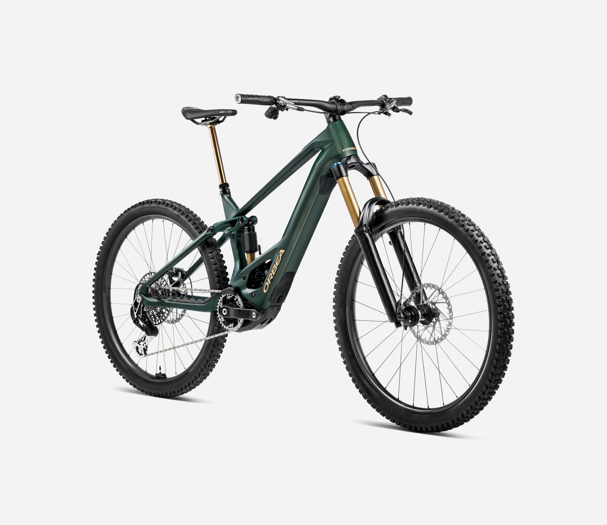 ORBEA WILD M-TEAM FULL SUSPENSION eMTB BIKE 2025 FOREST GREEN