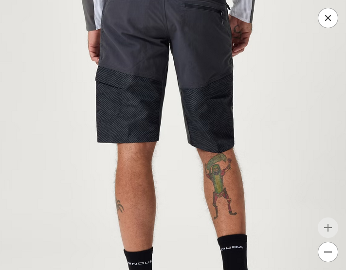 ENDURA HUMMVEE SHORT WITH LINER ANTHRACITE