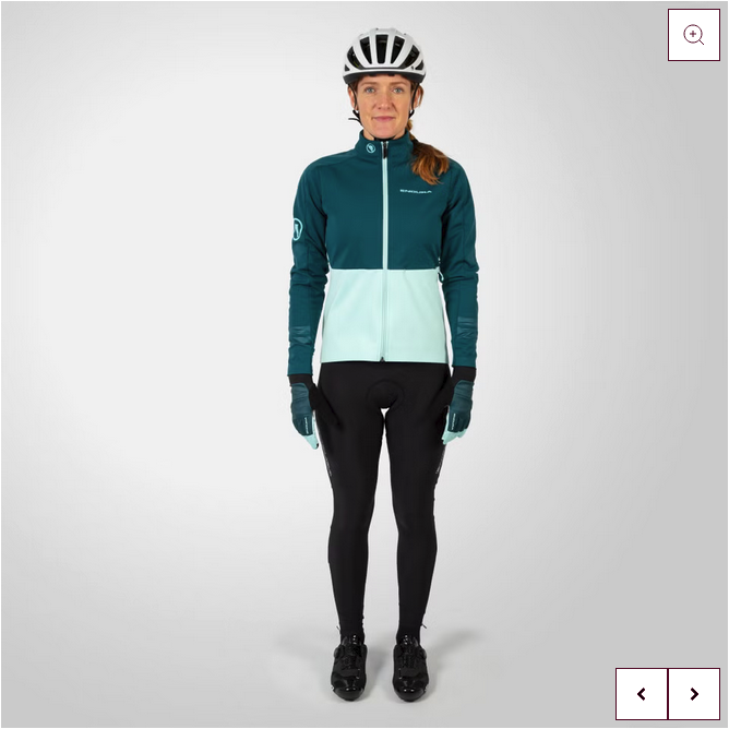ENDURA WOMEN'S WINDCHILL JACKET II DEEP TEAL