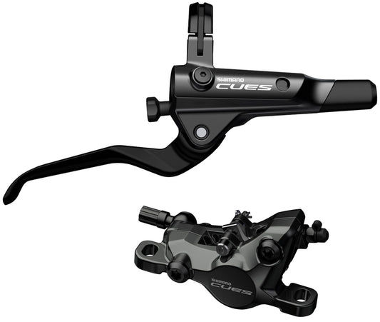 SHIMANO CUES BL-U8000 + BR-U8020 REAR LEFT BRAKE LEVER & POST MOUNT 4 POT CALLIPER