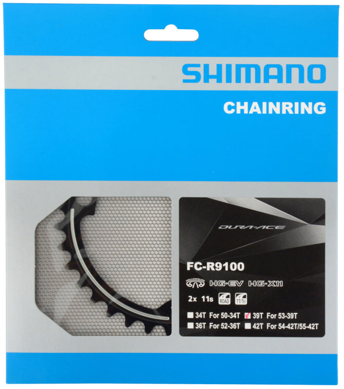 SHIMANO DURA ACE 11-SPEED CHAINRING FOR FC-R9100 53/39T