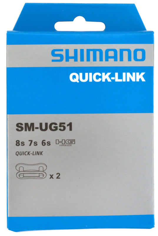 SHIMANO SM-UG51 6/7/8-SPEED QUICK LINK CONNECTOR (2 PAIRS)