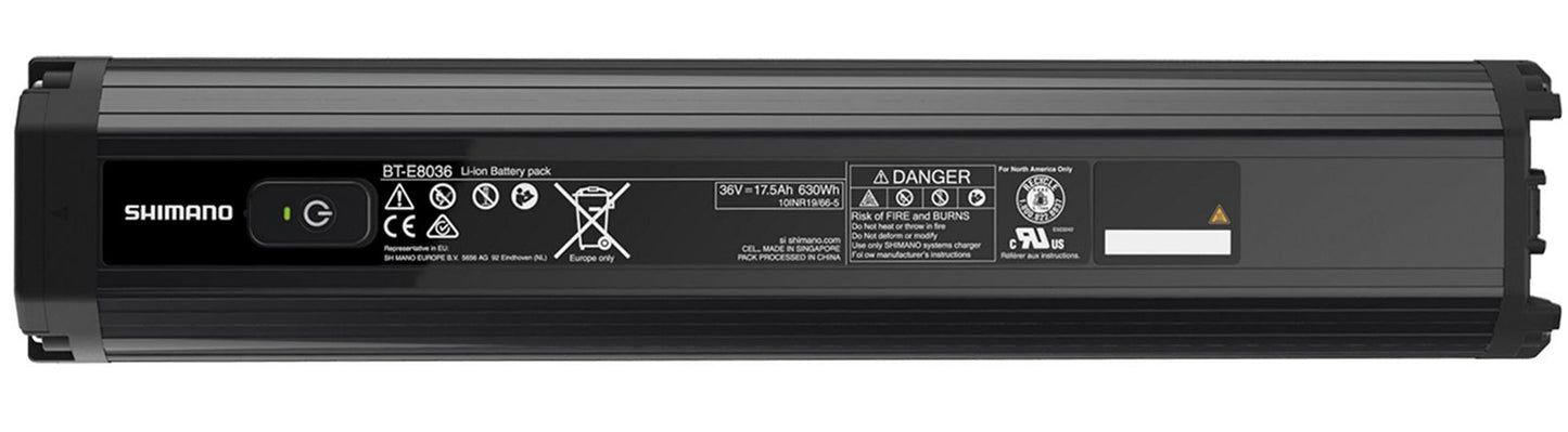 SHIMANO STEPS BT-E8036 630Wh BATTERY INTEGRATED