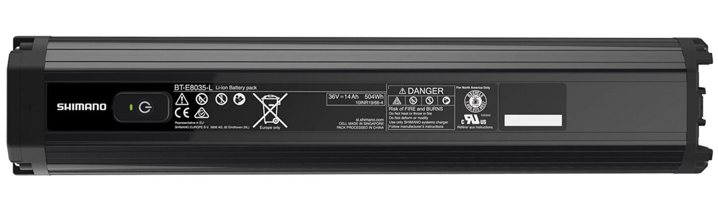 SHIMANO STEPS BT-E8035-L 504Wh BATTERY INTEGRATED