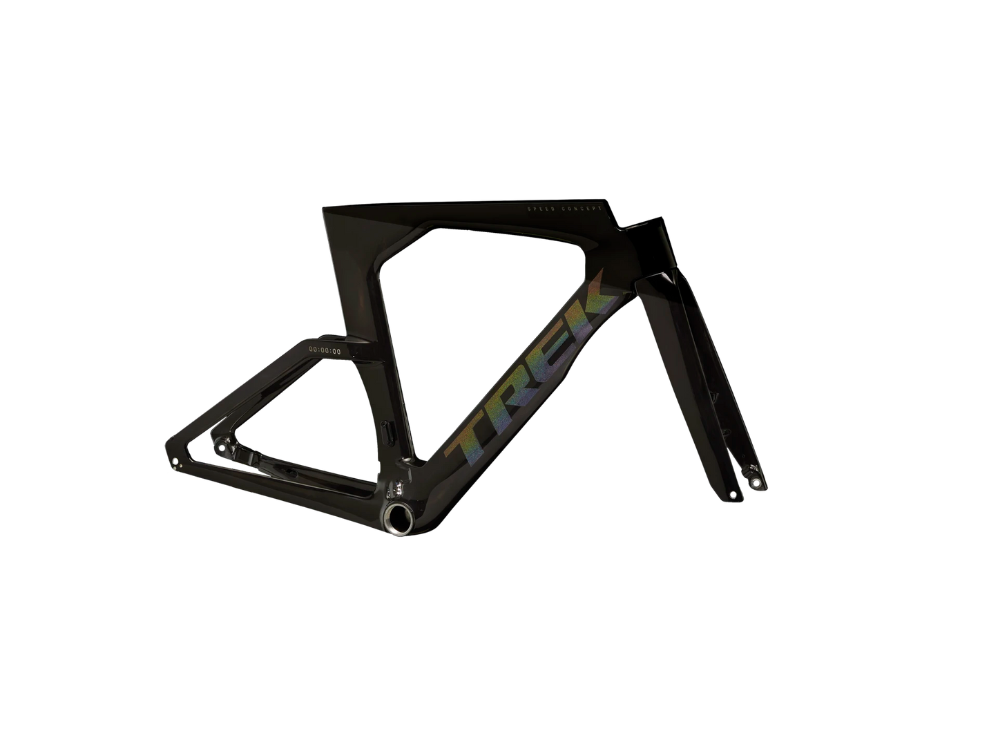 TREK SPEED CONCEPT TT FRAMESET 2024 - DEEP SMOKE/GLOSS TREK BLACK