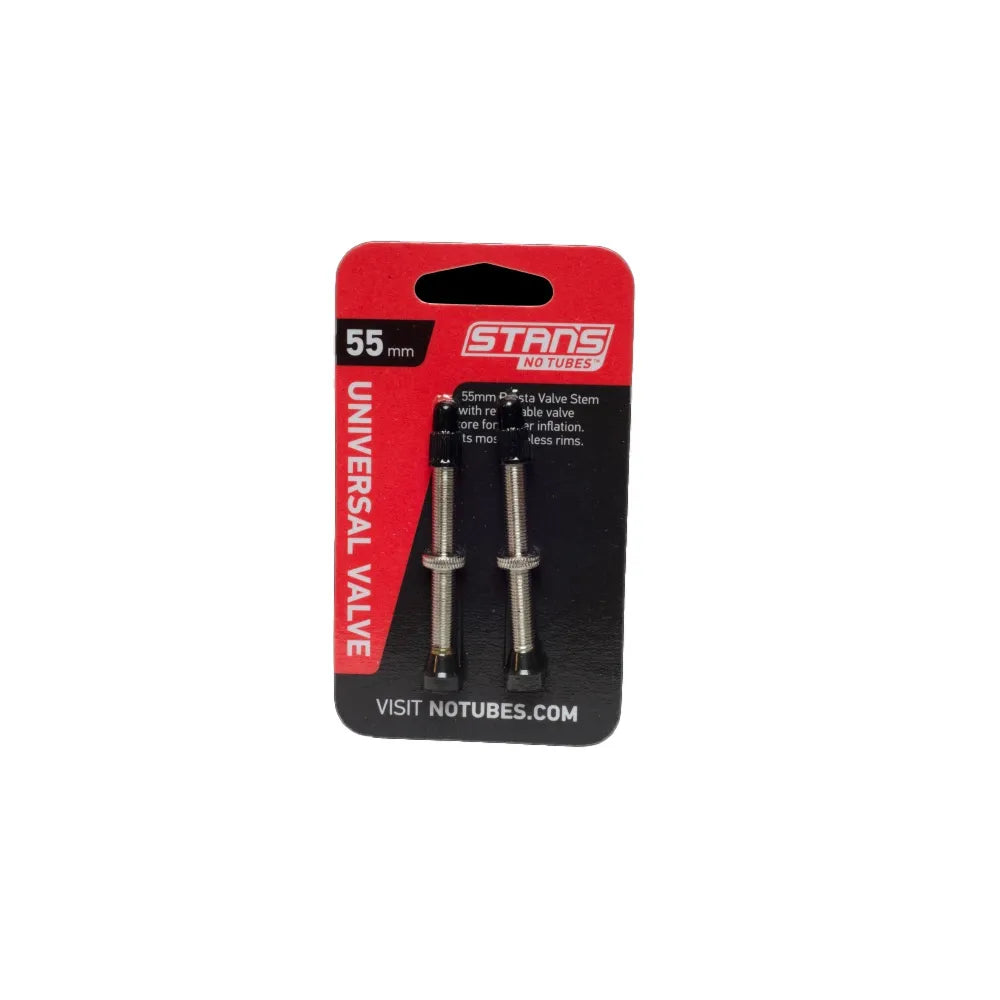 STAN'S NO TUBES UNIVERSAL TUBELESS PRESTA VALVE (PAIR)