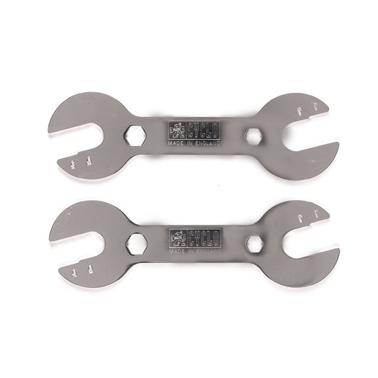 CYCLO DUAL SIZED CONE SPANNER SET