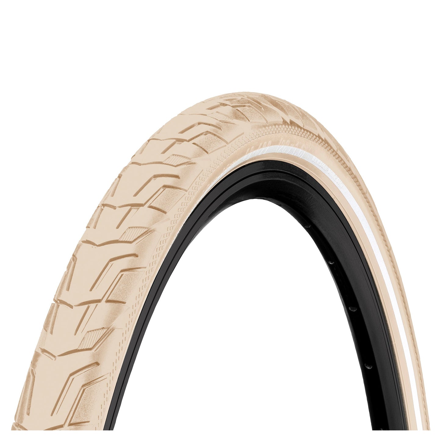 CONTINENTAL RIDE CITY 700c REFLEX CREAM WIRED TYRE