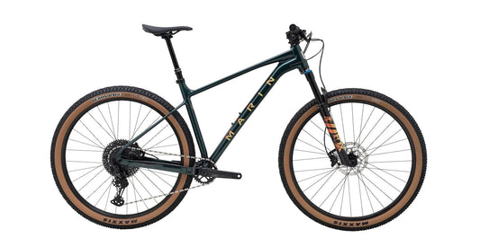 MARIN TEAM MARIN 2 HARDTAIL MTB BIKE 2025 METALLIC GREEN