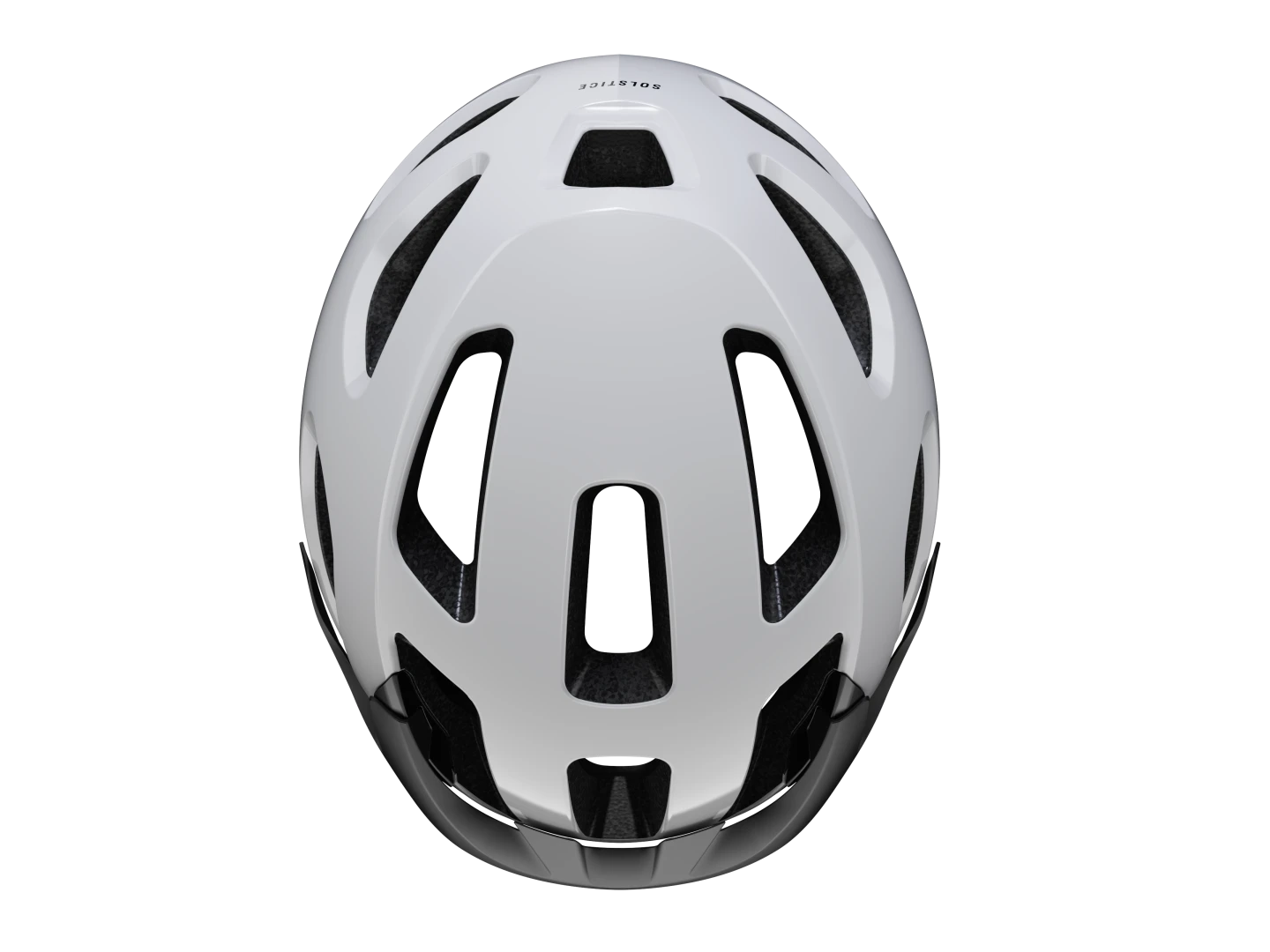 TREK SOLSTICE BIKE HELMET GLOSS CRYSTAL WHITE