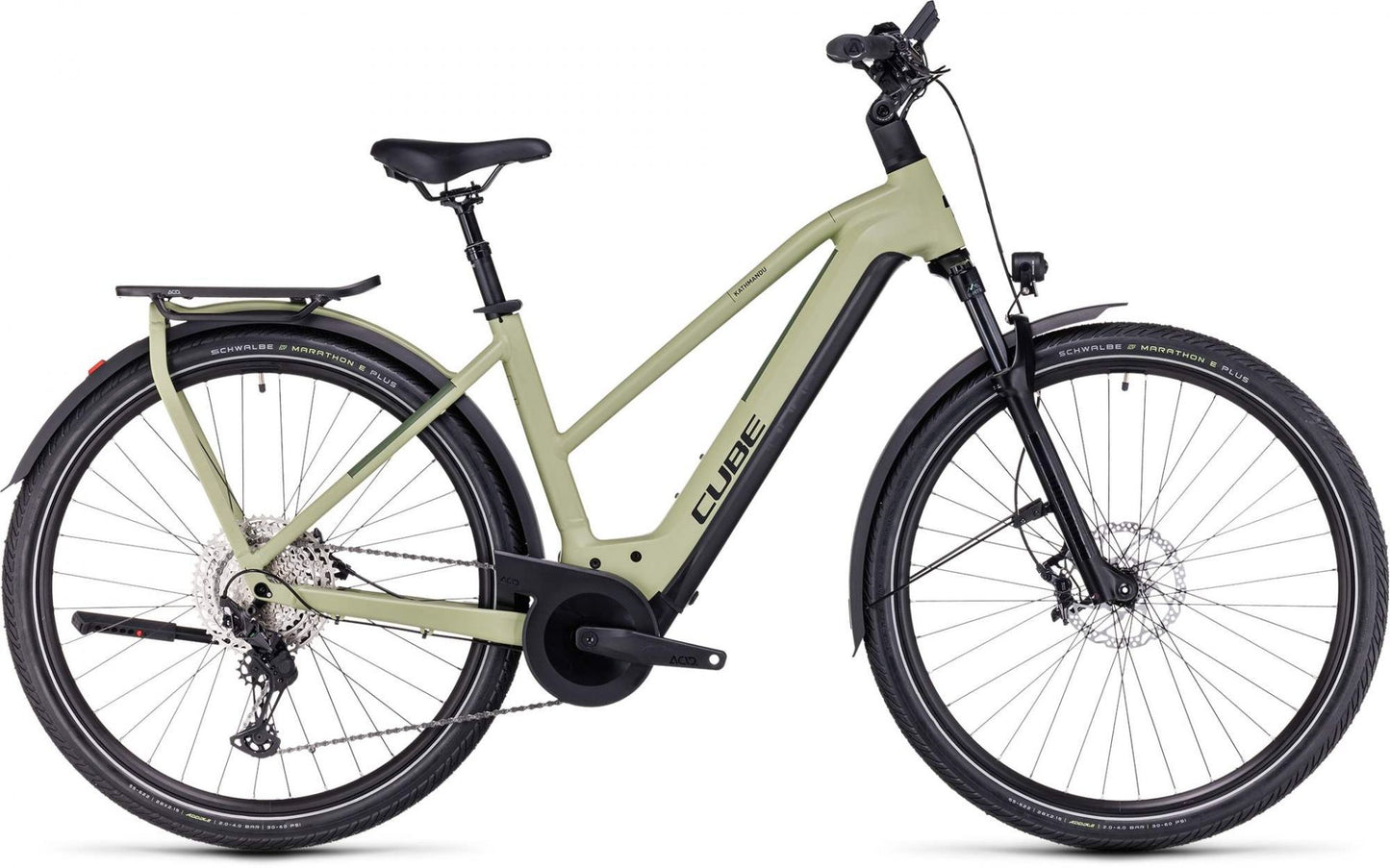 CUBE KATHMANDU HYBRID SLX 750 LADY E-MTB BIKE 2023 - GREEN 'N' OLIVE