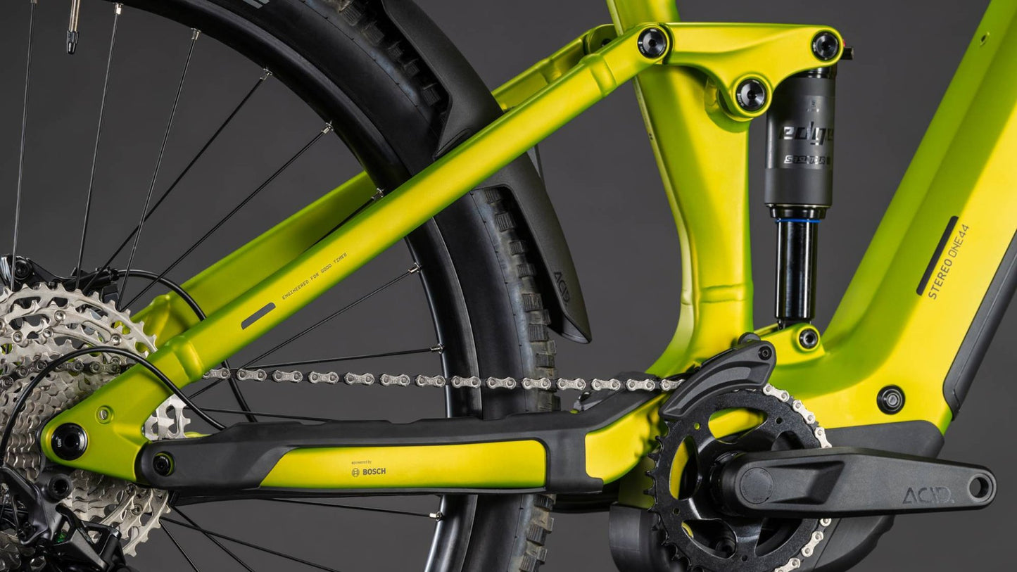 CUBE STEREO HYBRID ONE44 PRO 800 eMTB BIKE 2026 LIZARD' N 'BLACK