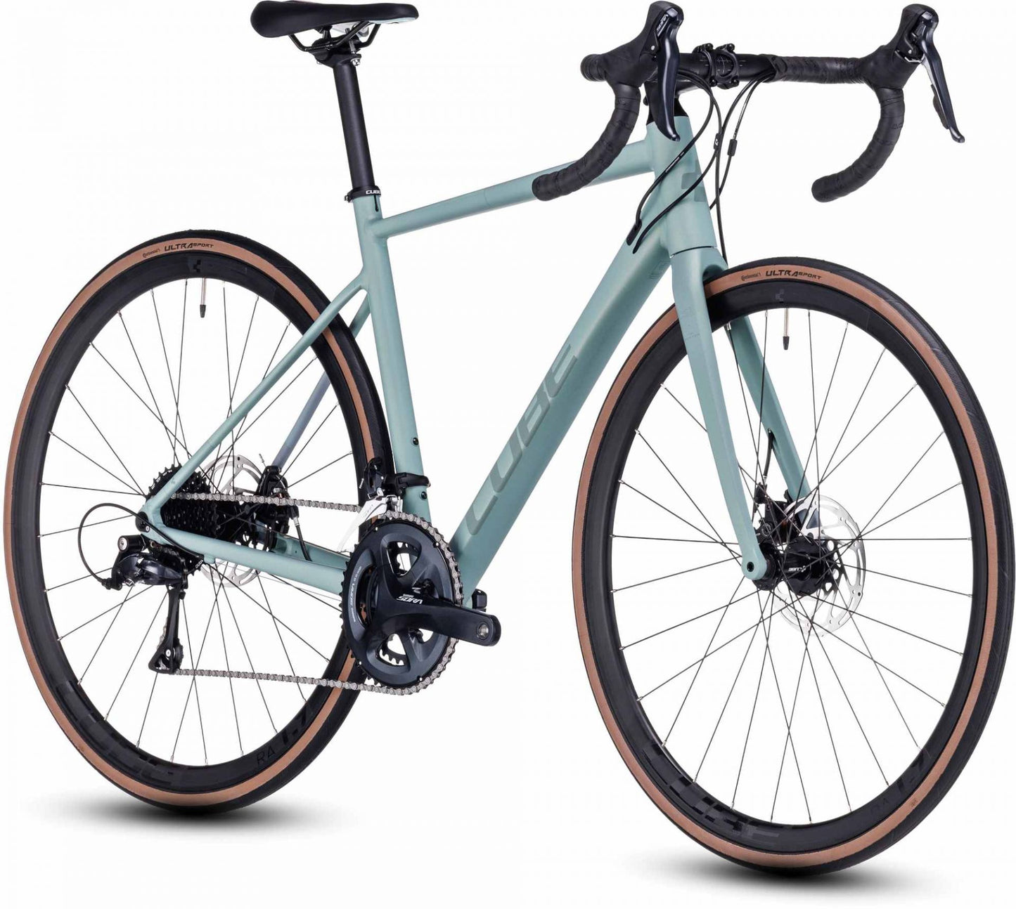 CUBE AXIAL WS ROAD BIKE 2023 - GREYSAGE 'N' MINT