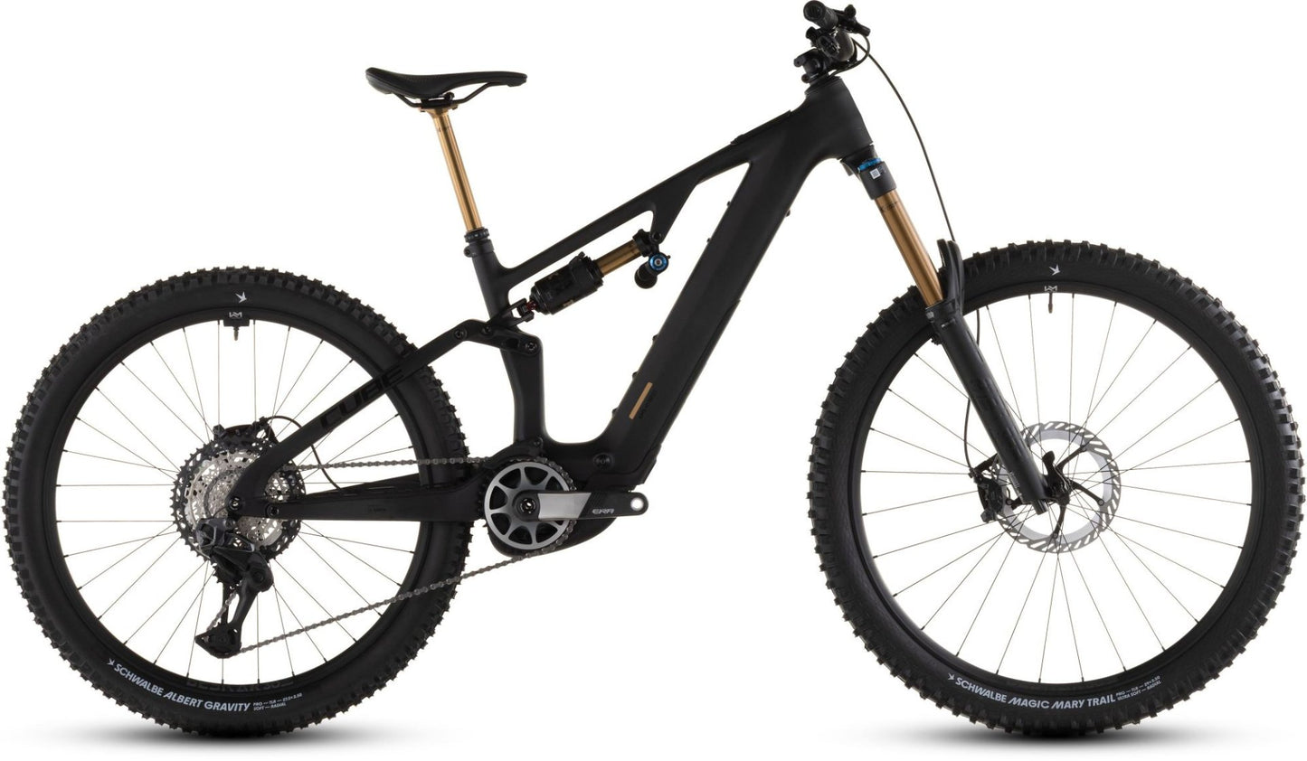 CUBE AMS HYBRID ONE77 C:62 AT 600X eMTB BIKE 2026 CARBON' N 'GOLD
