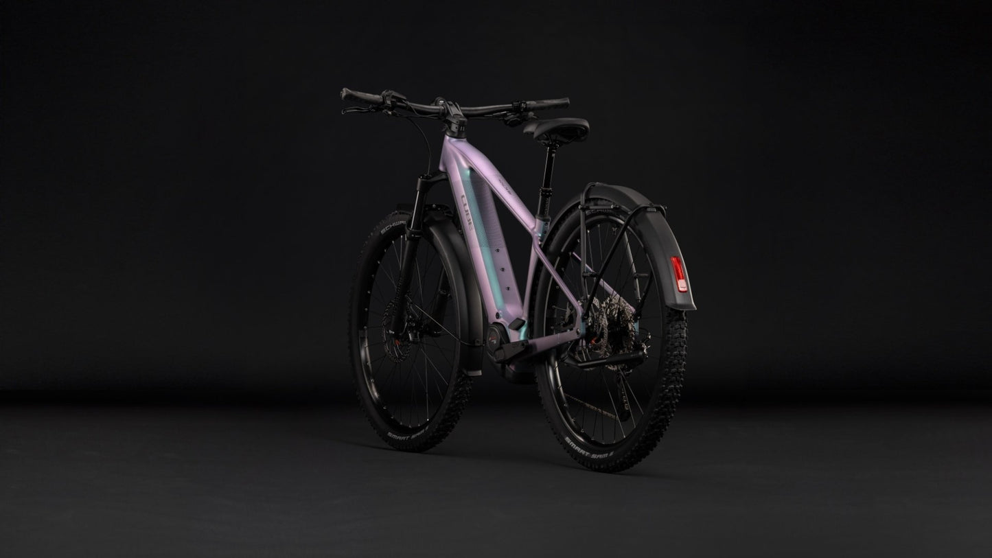 CUBE REACTION HYBRID PRO 800 FE HARDTAIL eMTB BIKE 2027 POLARLIGHT 'N' BLACK