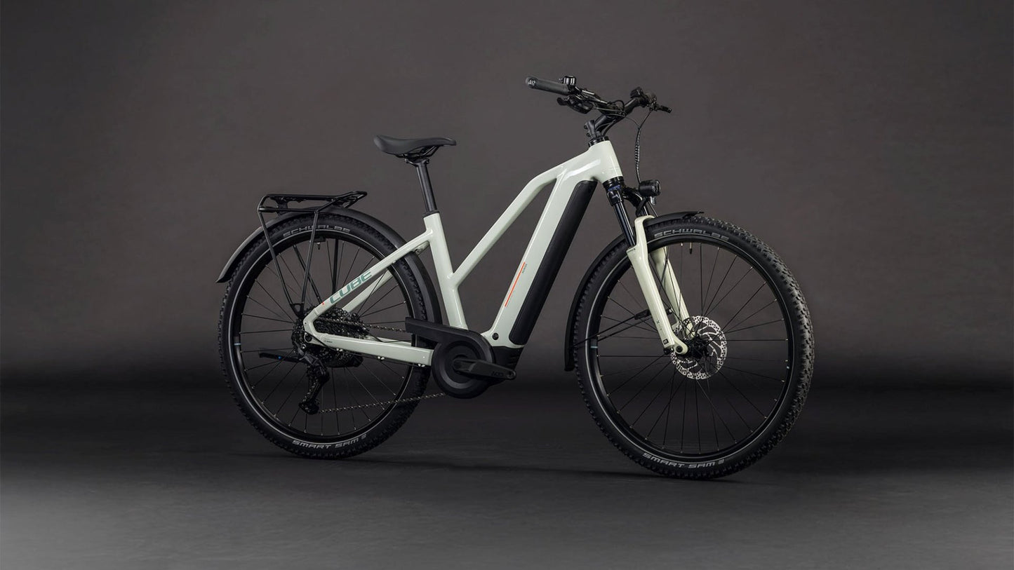 CUBE NURIDE HYBRID PERFORMANCE 600 TRAPEZE eTREKKING BIKE 2026 DESERTSTONE' N 'GREY