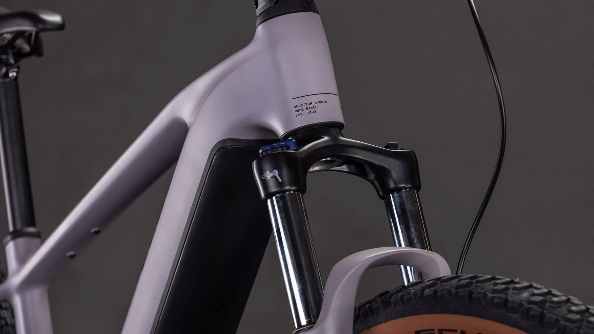 CUBE REACTION HYBRID PERFORMANCE 600 eMTB BIKE 2026 PLUMGREY' N 'BLACK