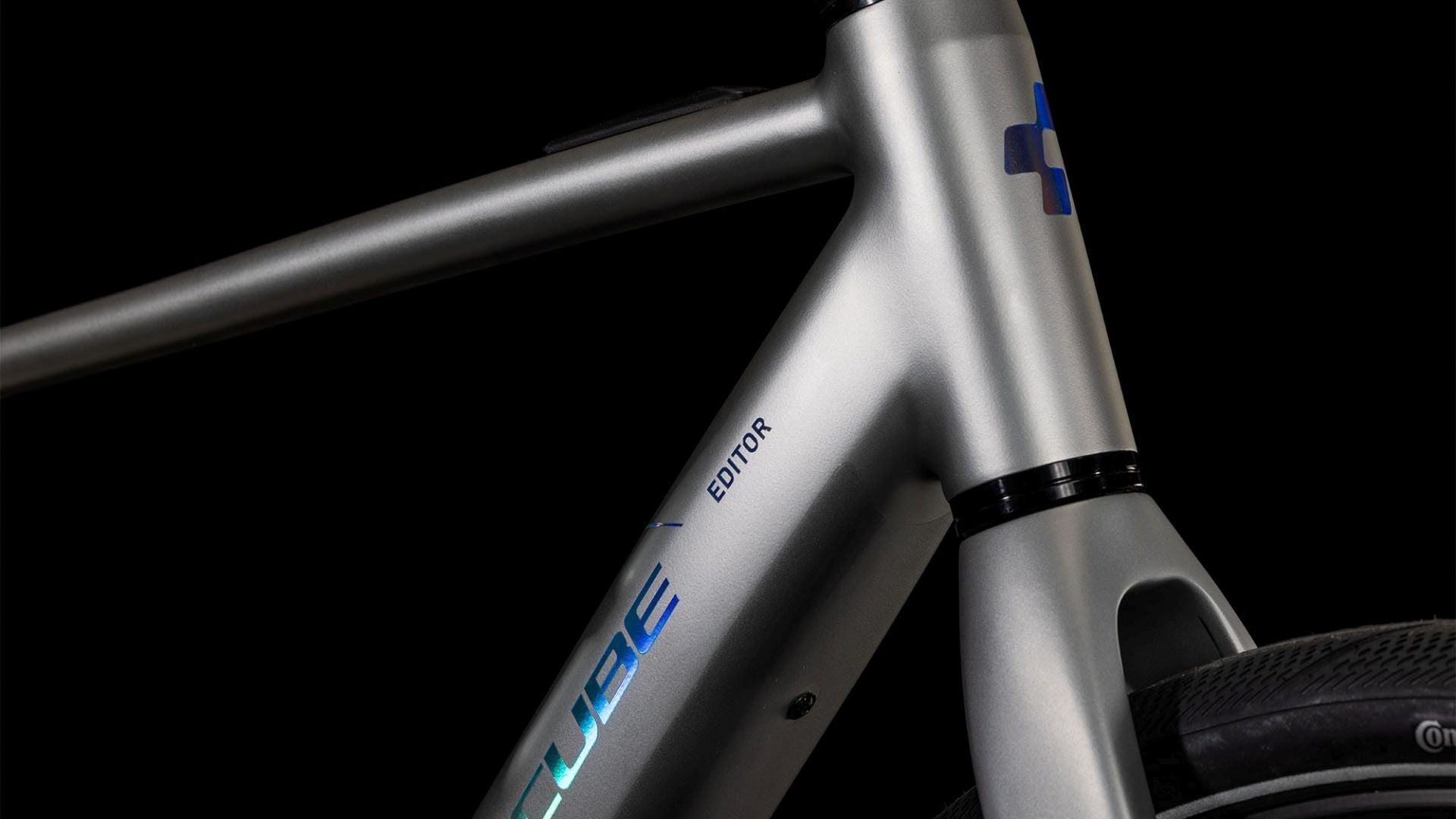 CUBE EDITOR HYBRID SLX 400X URBAN eBIKE 2025 SLEEKGREY' N 'SPECTRAL