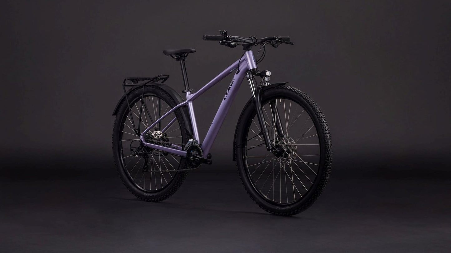CUBE AIM ONE FE HARDTAIL MTB BIKE 2026 LIGHTPURPLE' N 'CHROME