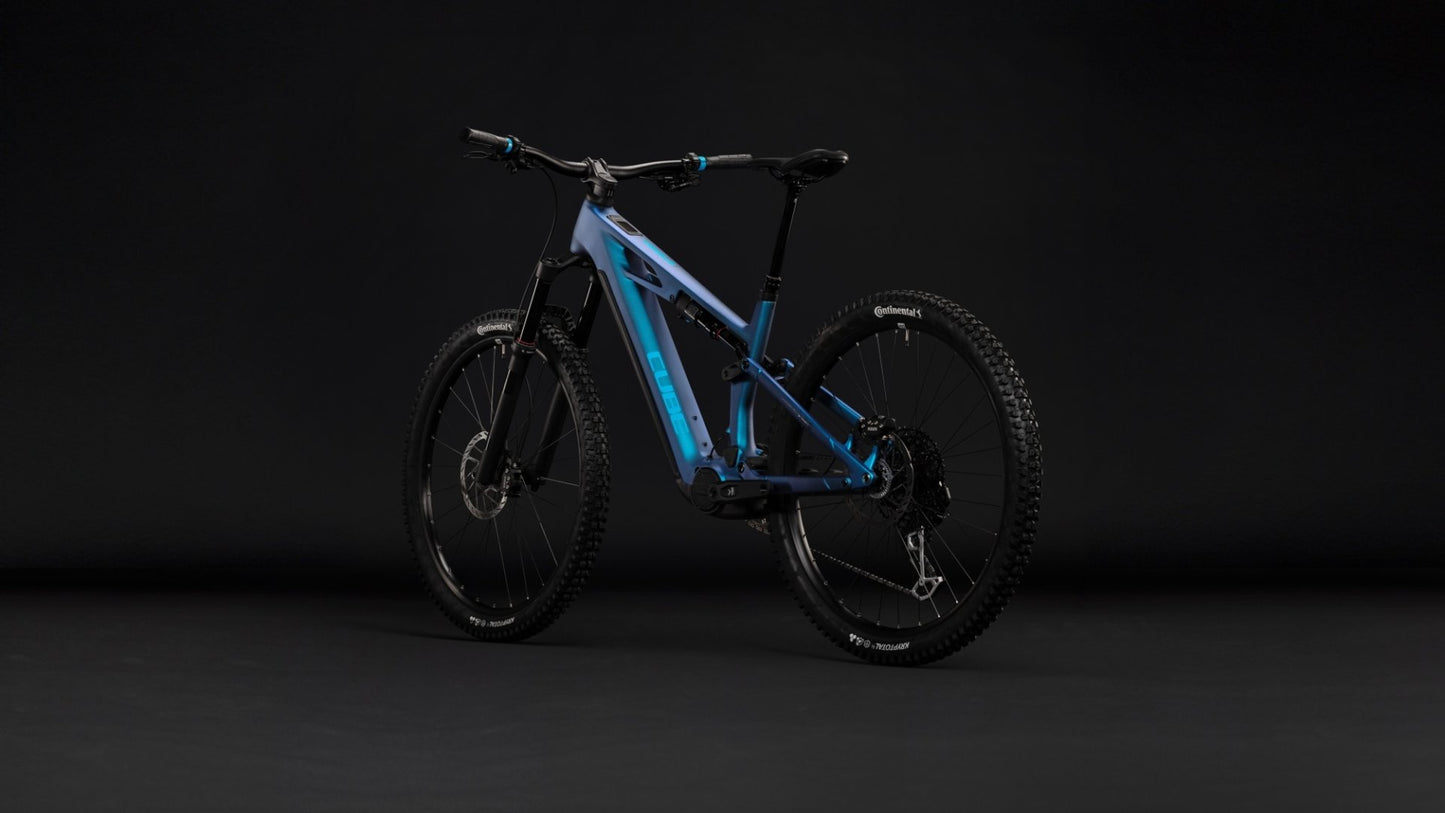 CUBE STEREO HYBRID ONE44 EXC 800 eMTB BIKE 2027 NEBULA 'N' BLUE