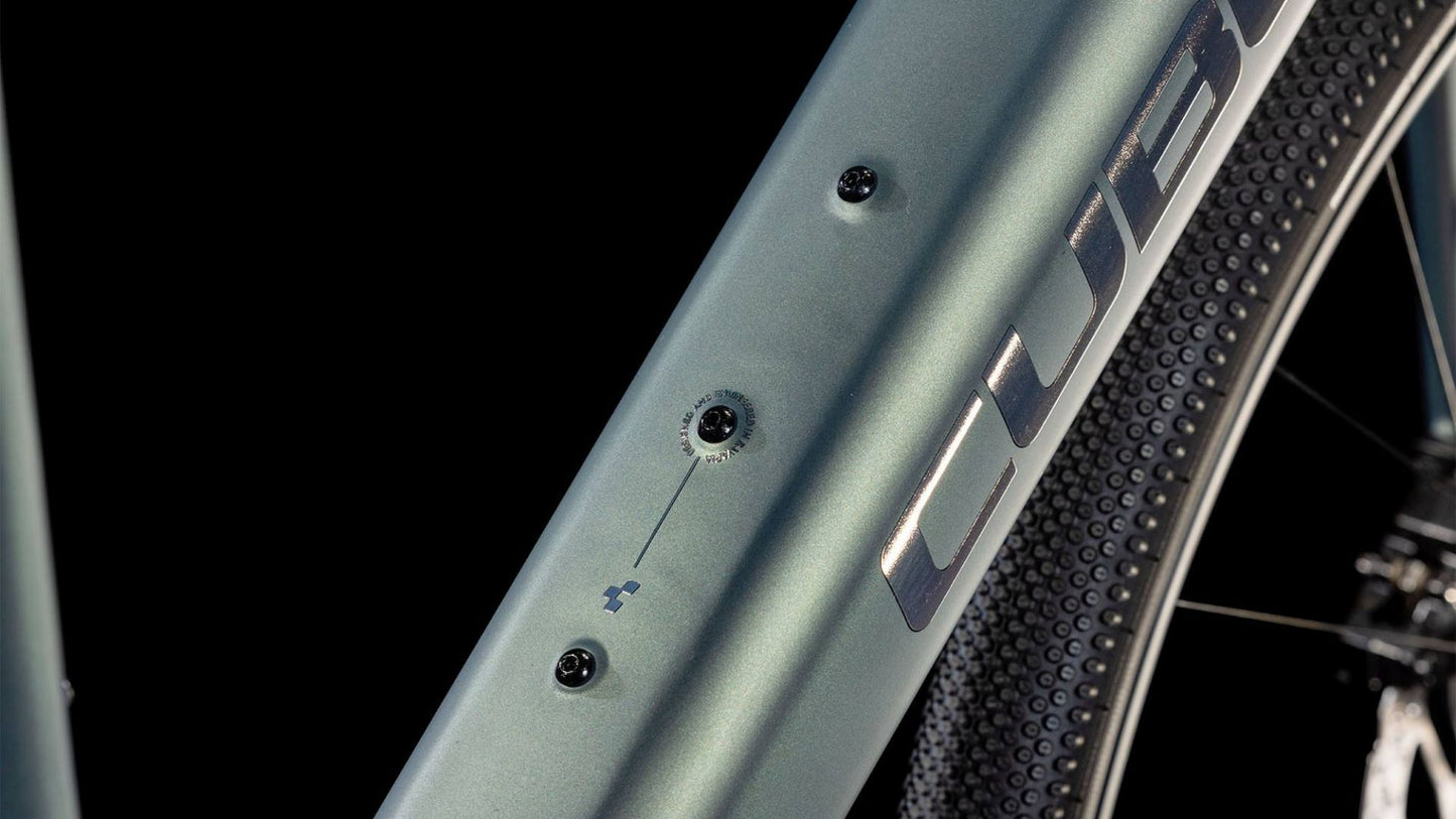 CUBE NULANE HYBRID C:62 RACE 400X GRAVEL eBIKE 2025 SAGEBUSHGREEN' N 'PRISM