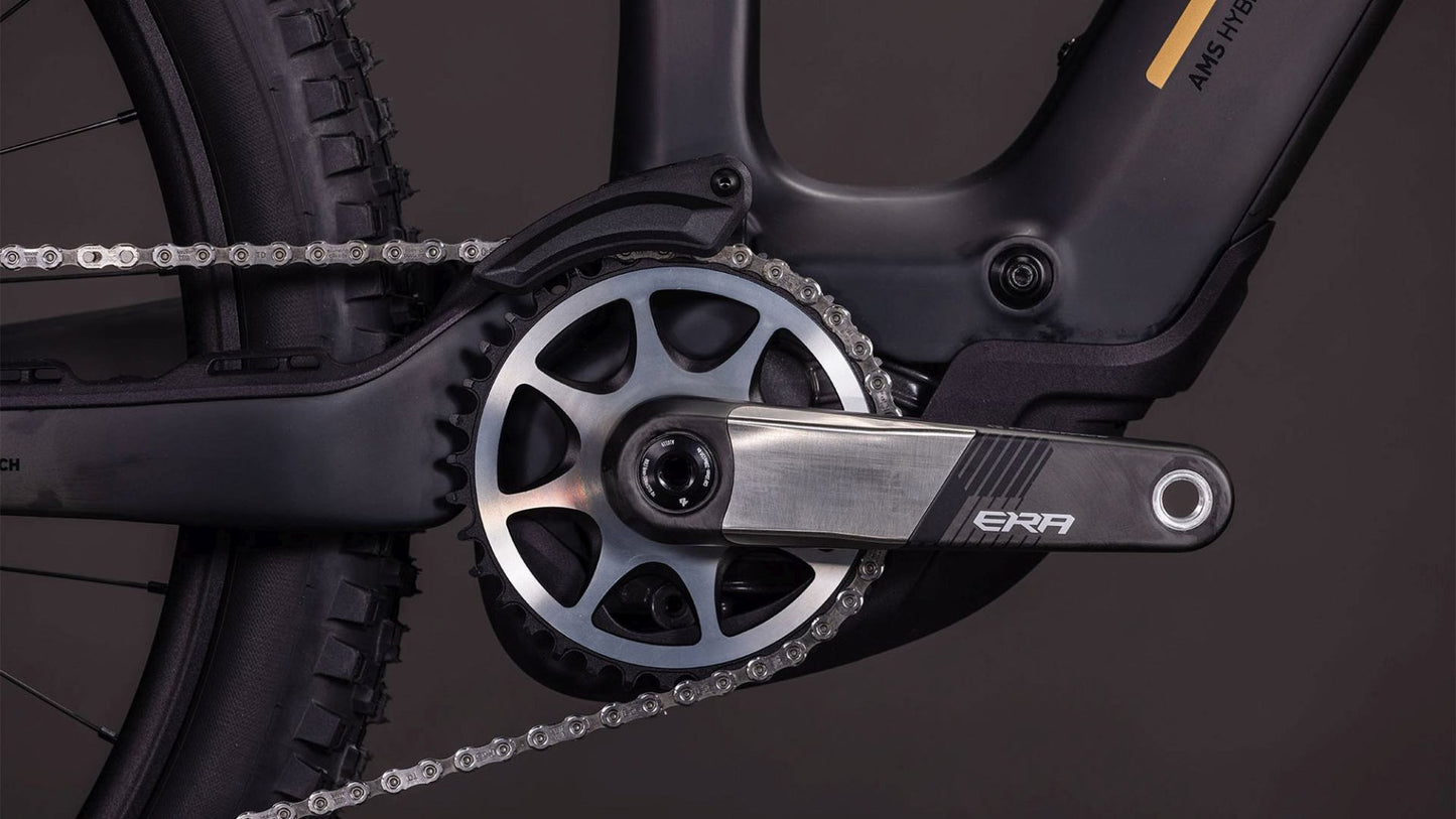 CUBE AMS HYBRID ONE77 C:62 AT 600X eMTB BIKE 2026 CARBON' N 'GOLD