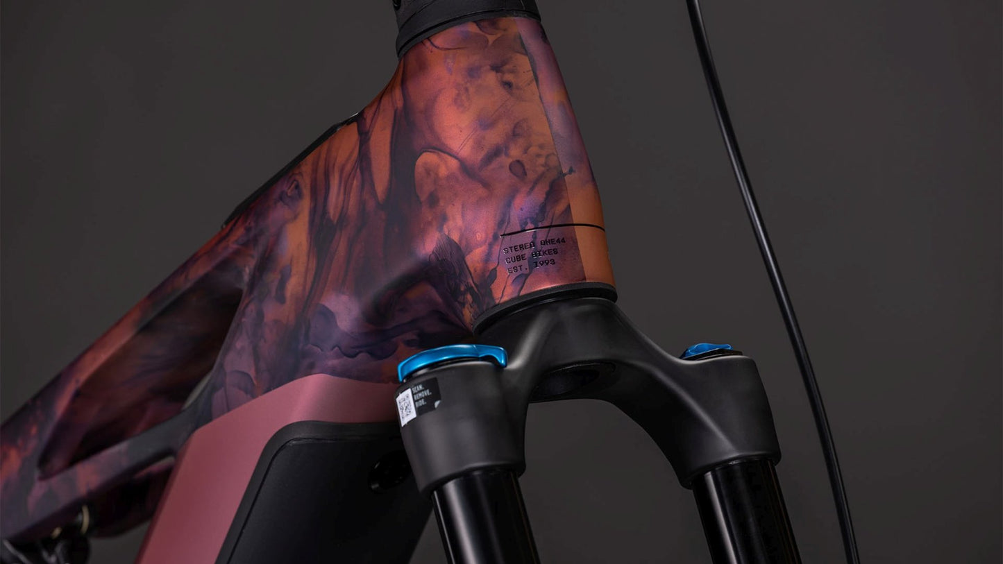 CUBE STEREO HYBRID ONE44 HPC SLX 800 eMTB BIKE 2026 SHIFTBLUSH' N 'ART