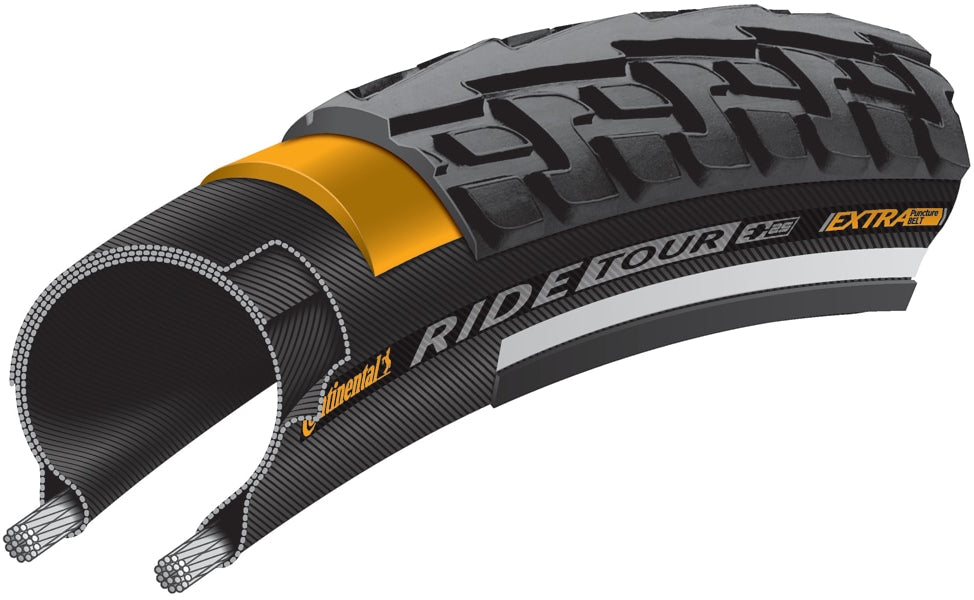 CONTINENTAL RIDE TOUR 24X1.75" WIRED TYRE
