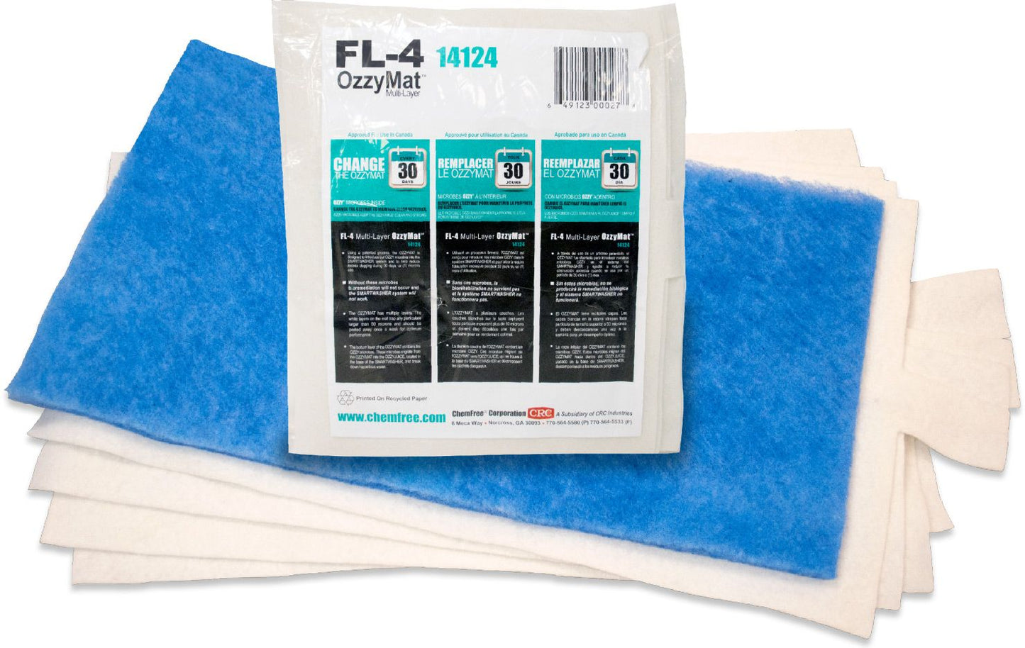 SMARTWASHER FL-4 OZZY FILTER MAT
