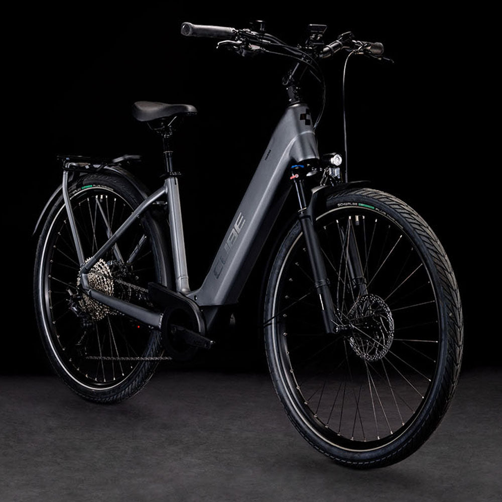 CUBE TOURING HYBRID EXC 625 EASY ENTRY EBIKE 2023 - GREY´N´METAL