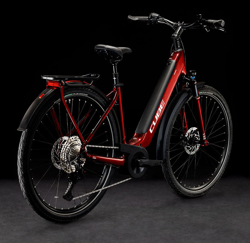 CUBE TOURING HYBRID EXC 625 EASY ENTRY EBIKE 2023 RED´N´WHITE