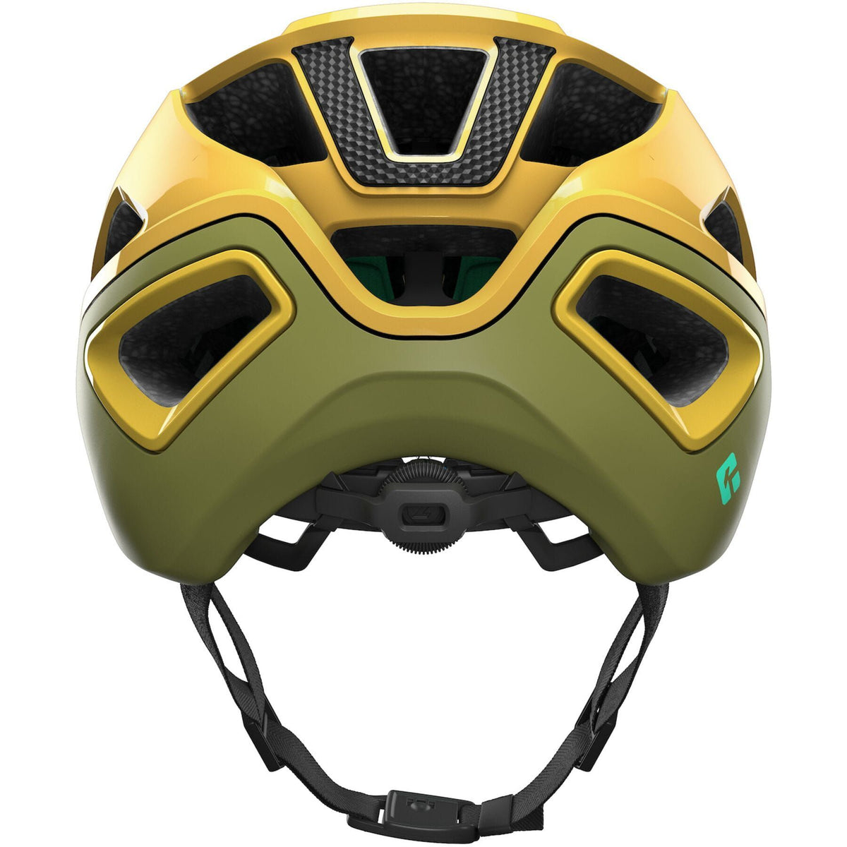LAZER JACKAL KINETICORE MTB HELMET GOLD GREEN
