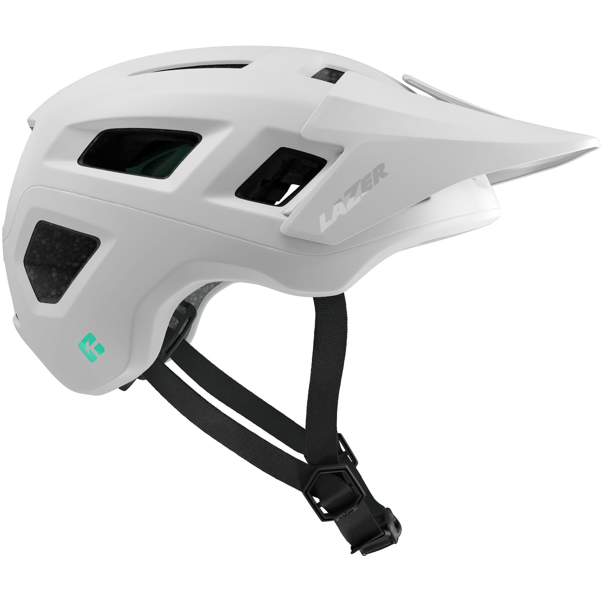 LAZER COYOTE KINETICORE MTB HELMET MATT WHITE