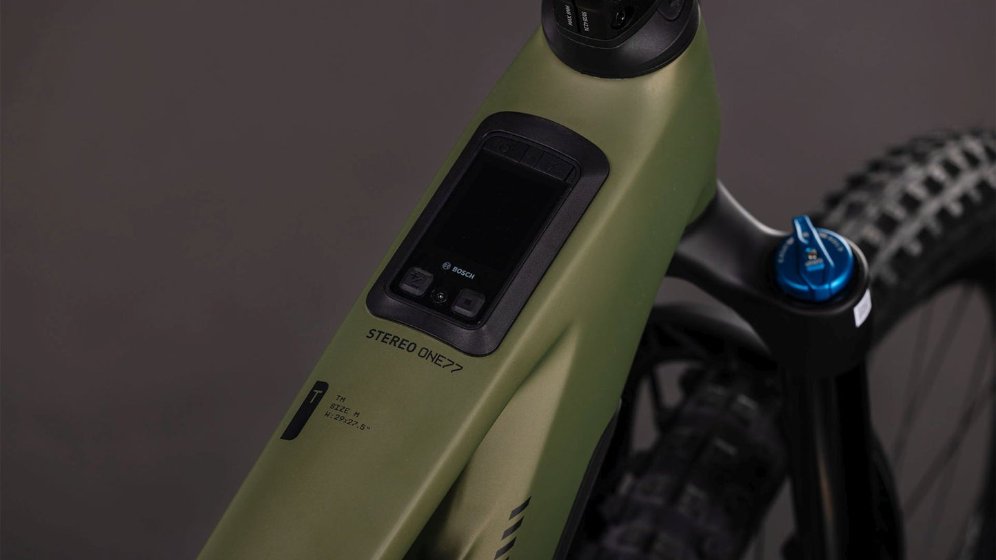 CUBE STEREO HYBRID ONE77 HPC TM 800 eMTB BIKE 2026 REEDGREEN' N 'MATRIX