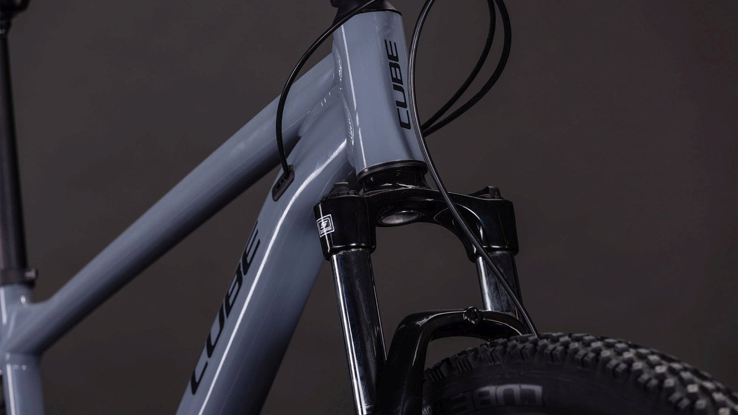 CUBE AIM ONE HARDTAIL MTB BIKE 2026 SMOKE' N 'BLACK