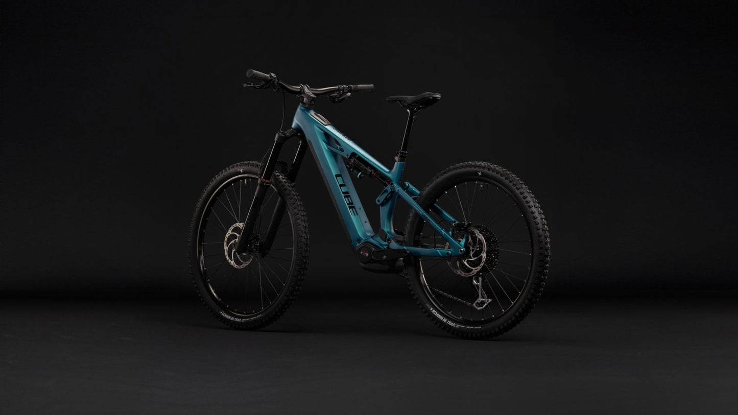 CUBE STEREO HYBRID ONE77 HPC RACE 800 eMTB BIKE 2027 METALLICPETROL 'N' BLACK