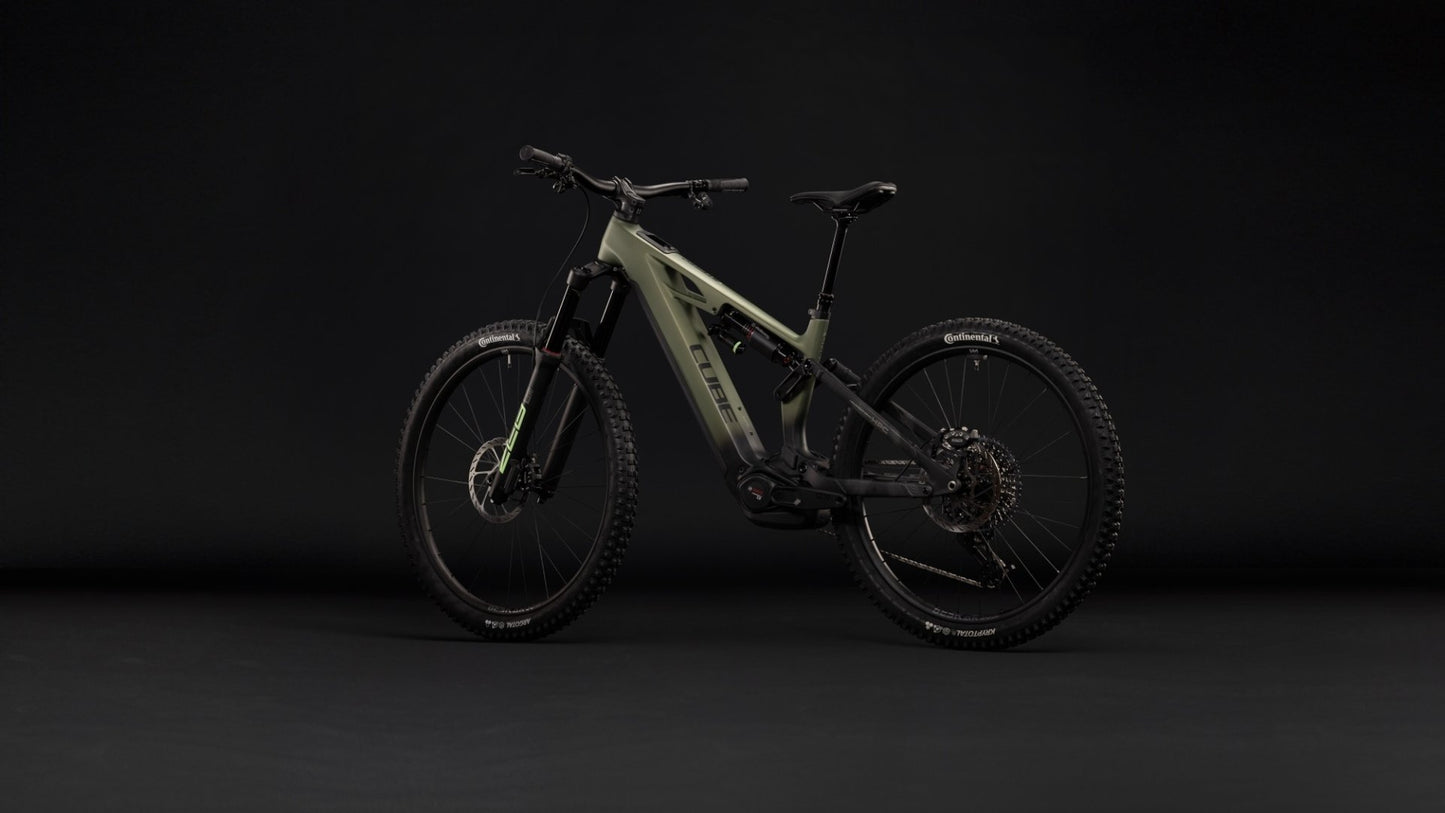 CUBE STEREO HYBRID ONE77 HPC TM 800 eMTB BIKE 2027 REEDGREEN 'N' GILLS