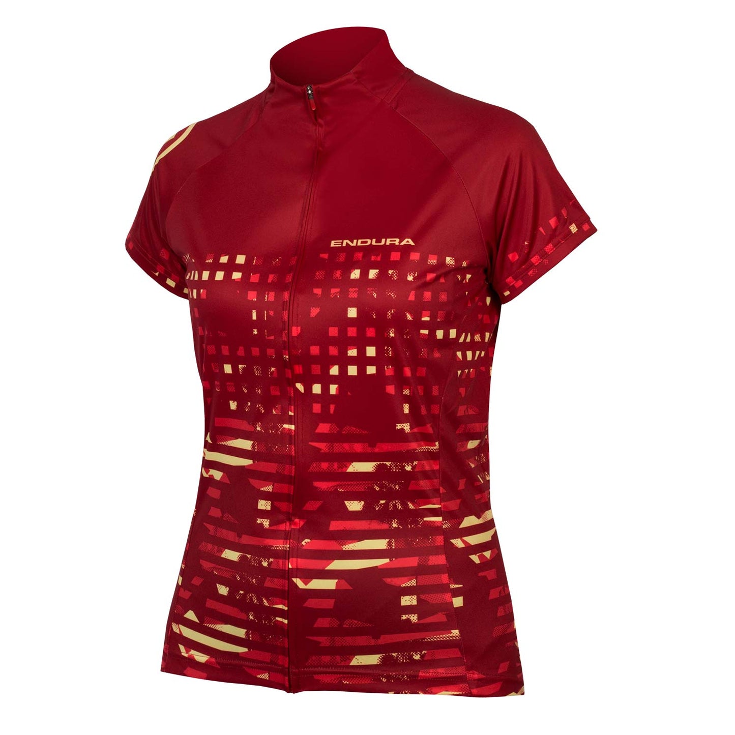 ENDURA WOMEN'S HUMMVEE RAY S/S JERSEY - RED